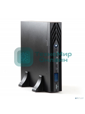 Источник бесперебойного питания SKAT-UPS 1000-RACK-ON 1000ВА, 900 Вт, online, 2U, 2 внешние АКБ, не входят в комплект (9902)