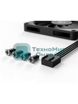 Вентилятор для корпуса ID-COOLING NO-8010-PWM черный 80мм 3000rpm 27.8db 4-pin