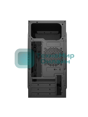 Компьютерный корпус с блоком питания 450Вт. Case Forza mATX, 450W, 2xUSB 2.0, Black, w/o FAN, 8 см fan PSU, power cord