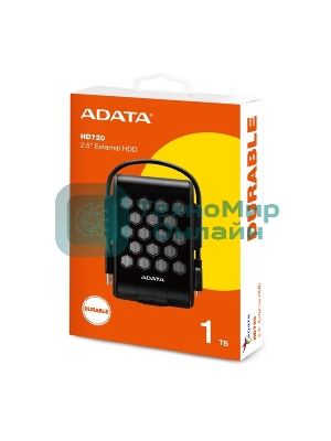 Внешний HDD ADATA USB 3.0 1Tb AHD720-1TU31-CBK HD720 DashDrive Durable (5400rpm) 2.5