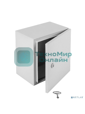 Шкаф электротехнический настенный Elbox EMW, IP66, 600х600х210 мм (ВхШхГ), дверь: металл, металл, серый