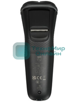 Электробритва роторная Philips S3242/12 питан.:аккум. черный/серебристый