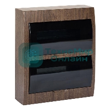 Щит ЩРН-П-24 IP41 темное дерево PROxima EKF pb40-n-24-dark