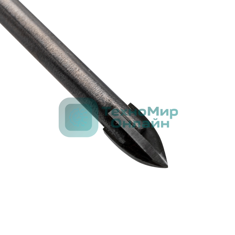 Сверло по стеклу и керамике Kranz 3 мм 4 грани шестигранный хвостовик