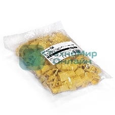 Колпачок ExeGate BC45-100-YL изолирующий для коннектора RJ-45, желтый (100 шт)