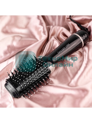 Фен-расческа Galaxy Line GL 4407 черный, 1200 Вт