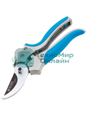 Секатор прямого реза Palisad LUXE 205 мм, металлические обрезиненные рукоятки