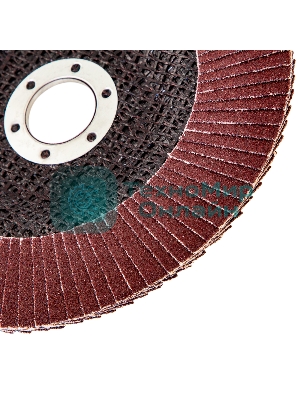 Круг лепестковый торцевой КЛТ-1, зернистость Р80(16Н), 150 х 22,2 мм, (БАЗ) Россия