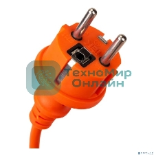 Удлинитель-шнур 1х10м вилка+розетка 2Р+РЕ IP44 УШ-01РВ 3х1 оранж. IEK WUP10-10-K09-44