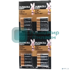 Батарейка DURACELL LR6-4BL BASIC 4x4 AA (16 шт. в упаковке)