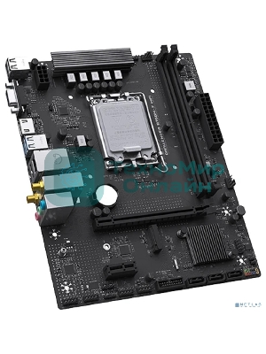 Материнская плата Maxsun MS-Challenger B760M-F WIFI (Socket 1700, mATX, 2*DDR4(64Gb), VGA/HDMI, 3xSATA3, 1*M.2,1xPCI-E x16/1xPCI-E x1, 2*USB 2.0, 2*USB 3.2 Gen1, LAN 1*1G, Bluetooth, Wi-Fi 802.11ac, RTL)