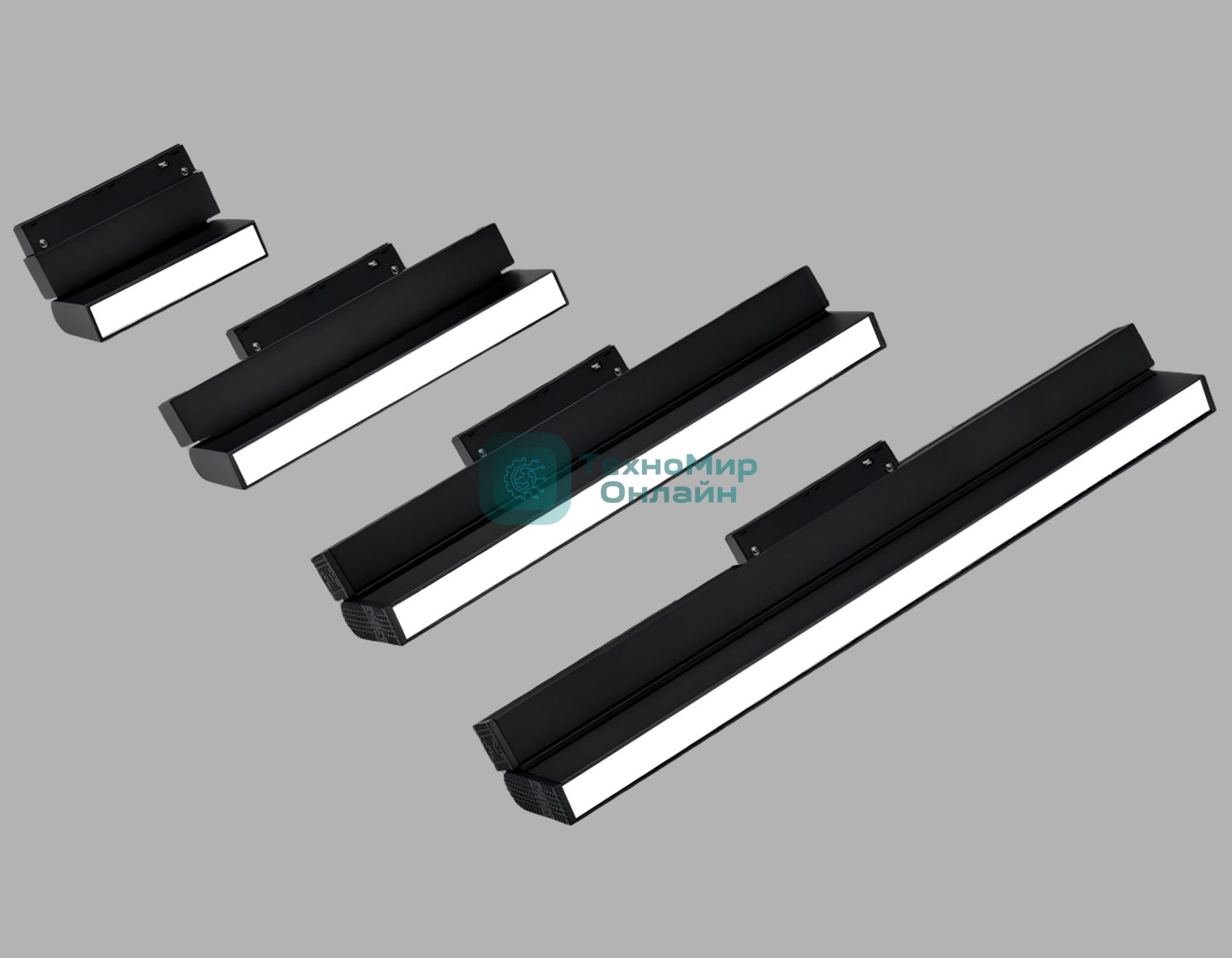 Трековый светильник Ambrella light GL8095 BK черный IP20 9W 3000-6000K 220V 120° 220*25*138