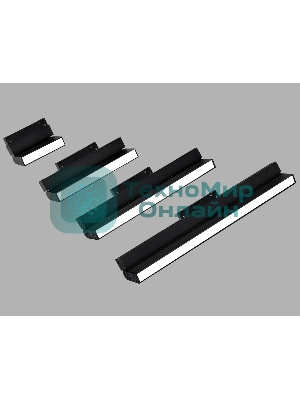 Трековый светильник Ambrella light GL8095 BK черный IP20 9W 3000-6000K 220V 120° 220*25*138
