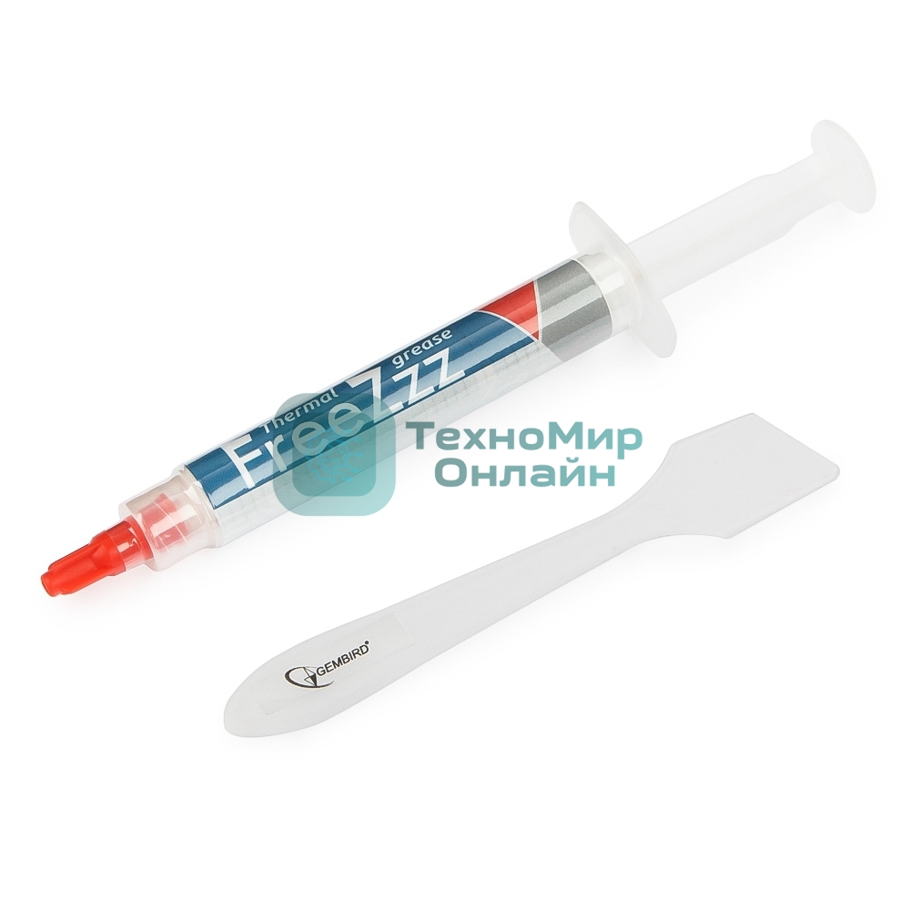 Термопаста Gembird FreeZzz GF-01-3 для радиаторов, 3гр, шприц