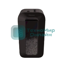 Шредер Fellowes PowerShred LX65 черный (секр.P-4)/перекрестный/10лист./22лтр./скрепки/скобы/пл.карты