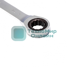 Ключ комбинированный трещоточный Matrix, 24 мм, CrV зеркальный хром