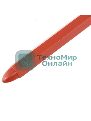 Мелки Matrix разметочные восковые красные, 120 мм, коробка 6 шт