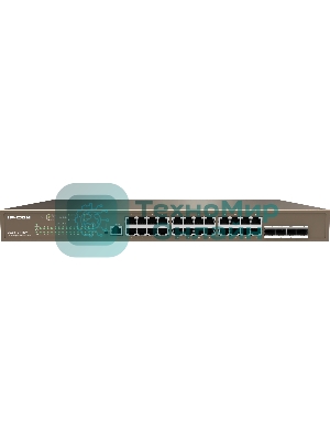 Коммутатор 24PORT 1000M POE 4SFP G5328P-24-410W IP-COM