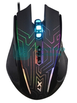 Мышь проводная A4Tech X87 черный, 2400 dpi, USB, кнопки - 8