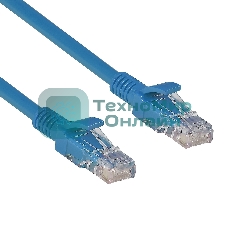 Патч-корд ExeGate UTP-RJ45-RJ45-C6-2M-BL, UTP, cat.6, 2м, синий