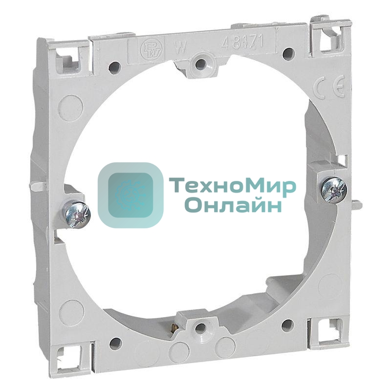 Суппорт Legrand 611788 1п унив. кр.75мм METRA