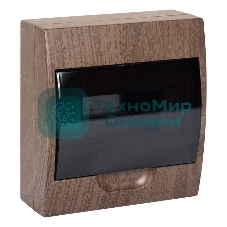 Щит ЩРН-П-8 IP41 темное дерево PROxima EKF pb40-n-8-dark