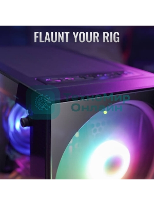 Компьютерный корпус Aerocool/Formula Python (3xUSB, 2xAudio, 0.5 мм,2x200 мм FAN, прозрачная стенка-закаленное стекло, ATX, без БП)