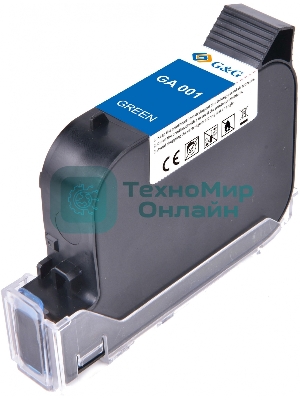 Картридж струйный G&G GA-001G зеленый (42мл) для G&G GG-HH1001