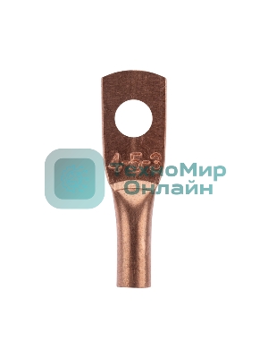 Наконечник кабельный Rexant медный ТМ 4-5-3 (4 мм² - Ø5 мм) (в упак. 100 шт.)