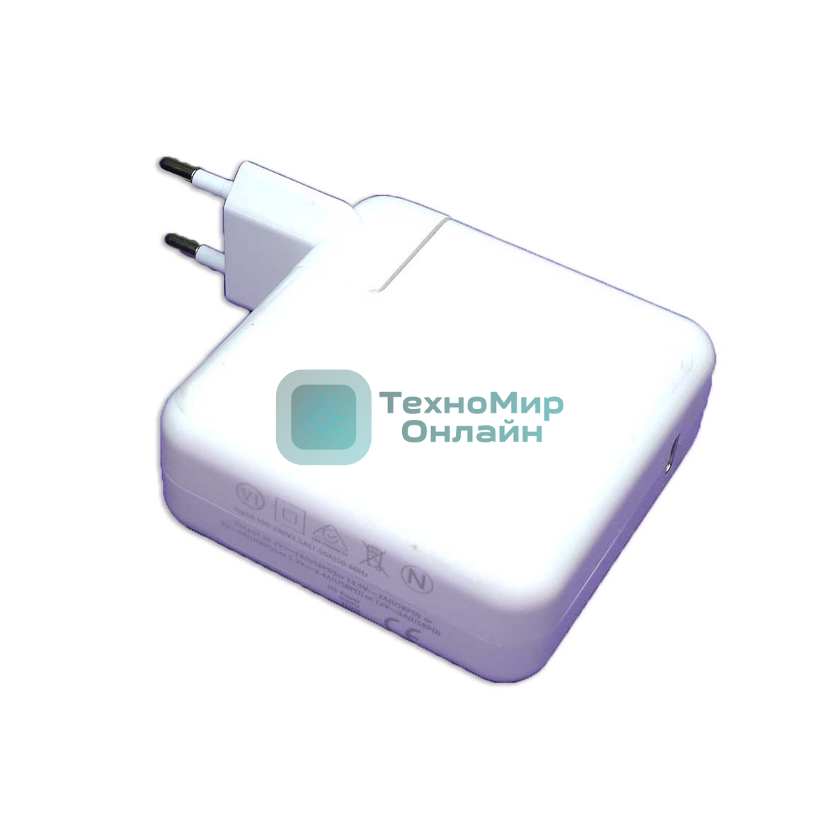 Блок питания (сетевой адаптер) для ноутбуков Apple A1718 61W USB Type-C 20.3V 3A OEM