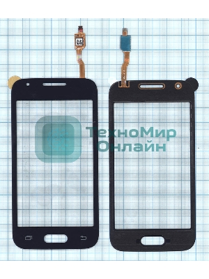 Сенсорное стекло (тачскрин) для Samsung Galaxy Ace 4 SM-G313F, черное