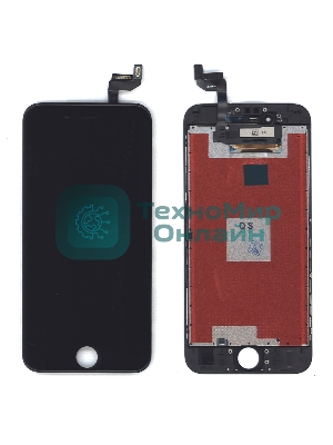 Дисплей Amperin для Apple iPhone 6S в сборе с тачскрином (IPS), черный