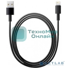 Кабель для Iphone 5/5S GINZZU GC-501B черный/подходит для iOS 7