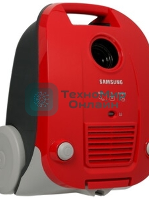 Пылесос Samsung SC4131 красный, 320/1600 Вт, уборка сухая, пылесборник мешок 3 л