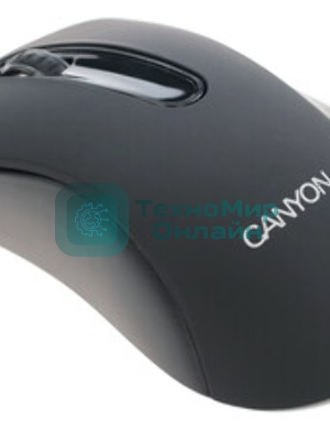 Мышь проводная Canyon CM-2 черный, 800 dpi, USB, кнопки - 3
