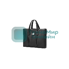 Сумка для ноутбука Сумка Continent CM-142 Black полиэстр/эко кожа, черная 15.6