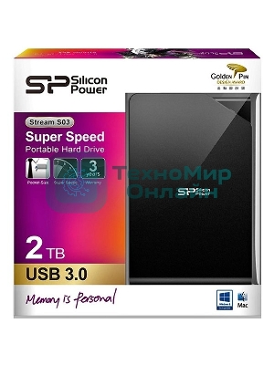 Внешний HDD Silicon Power USB 3.0 2Tb S03 Stream 2.5