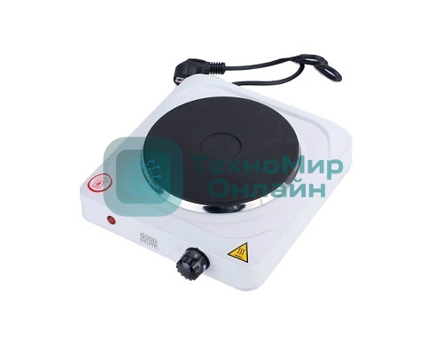 Плитка электрическая GOODHELPER ES-10P10, Вт 1000, блин- диаметр нарг. элемента 155 мм, 5- ступенчатый термостат