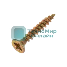 Саморез универсальный Kranz 3х20, желтый цинк, упаковка поставщика (32 000 шт.)