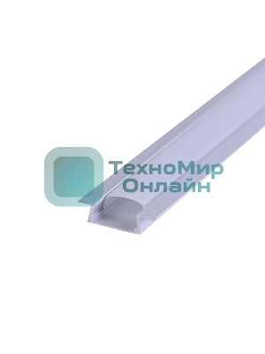 Комплект врезного алюминиевого профиля с рассеивателем Rexant 22х6 мм, 1 м