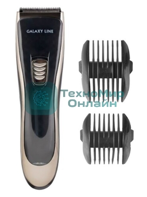 Набор для стрижки Galaxy Line GL 4165, черный, 3 Вт, время непрерывной работы до 1,5 ч, время зарядки около 2 часов, аккум. Li-Ion 3,7 В, емкость аккум. 600 мА*ч, лезвия из нержав. стали, ширина лезвия 40 мм, 2 насадки-расчески (3 и 6 мм, 9 и 12 мм), USB зарядка