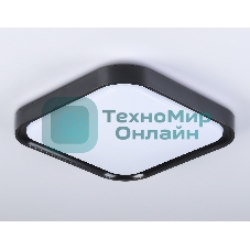 Потолочный светодиодный светильник Ambrella light FZ1268 BK черный 27W 5000K 350*350*60 (Без ПДУ)