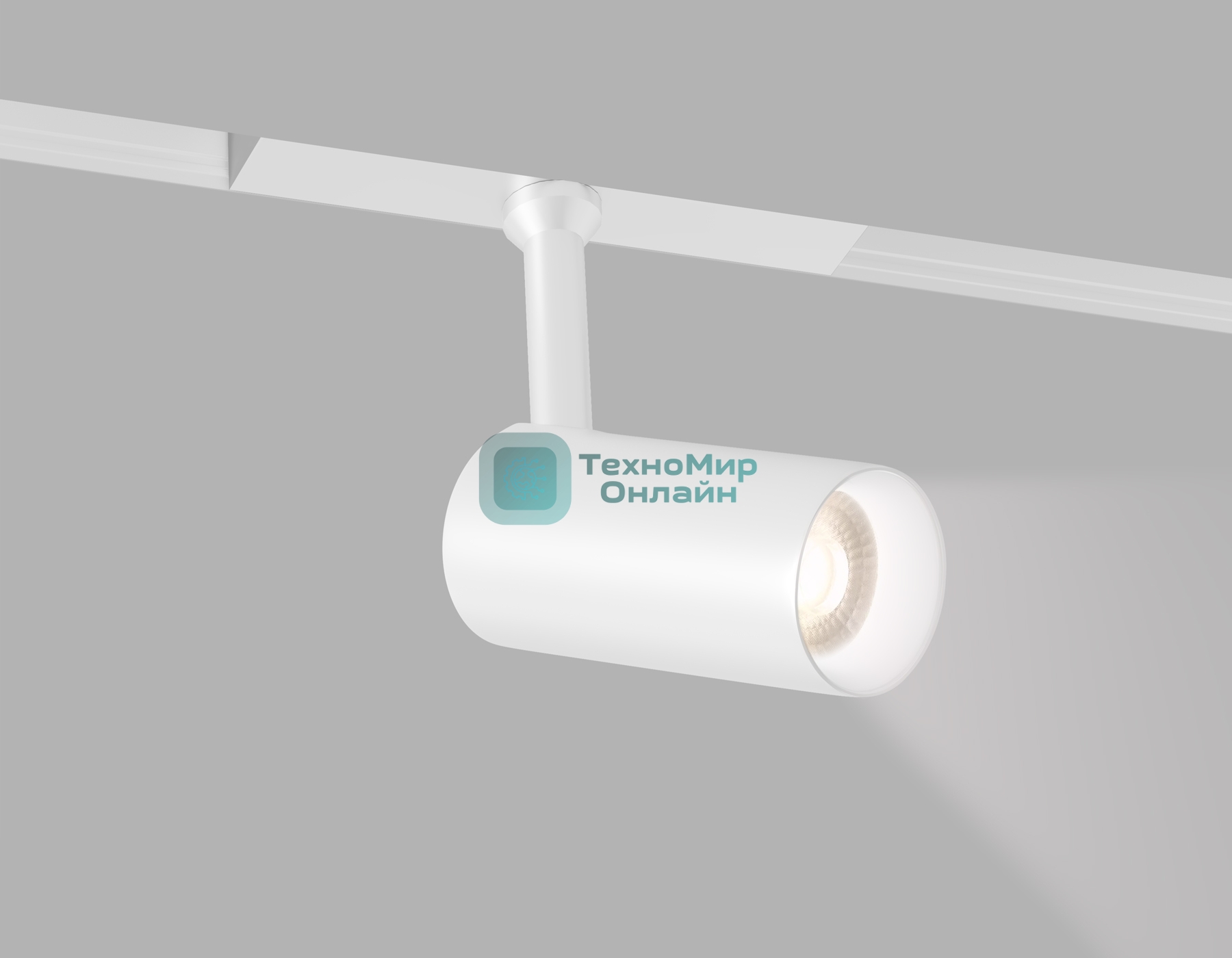 Трековый акцентный светильник Ambrella light GL4401 WH белый IP20 7W 3CCT 3000-6000K SMART 48V 24° D35*90
