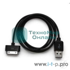 Кабель Gembird/Cablexpert AM/Apple для iPad/iPhone/iPod, 1м черный, пакет