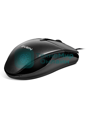 Мышь проводная SVEN RX-112 черный, 800 dpi, USB, кнопки - 3