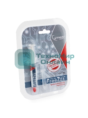 Термопаста Gembird FreeZzz GF-01-5 для радиаторов, 5гр, шприц