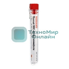 Припой без канифоли ПОС-61 Rexant, 10 г, Ø1.0 мм, (олово 61%, свинец 39%), колба