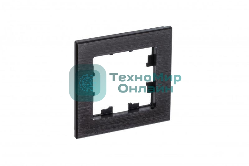 Рамка 1-м AtlasDesign Nature металл оникс SchE ATN312301