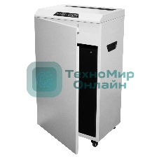 Шредер ГЕЛЕОС УО65-4, DIN P-4 (4 ур-нь секр.), фрагмент 3,9х30мм, 34-38 лист (70г/м2), CD/пл.карты/скрепки/скобы, 65 литров