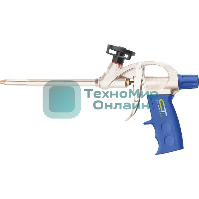 Пистолет для монтажной пены Сибртех усиленный корпус